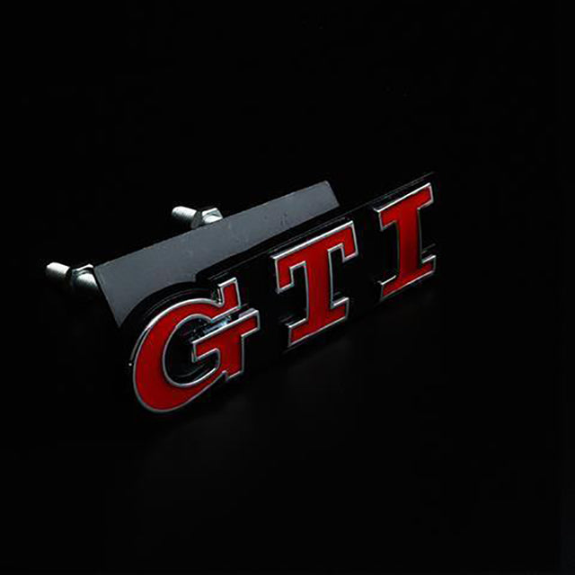 Volkswagen GTI Badges (Front Grille Replacement or Rear Boot Badge)