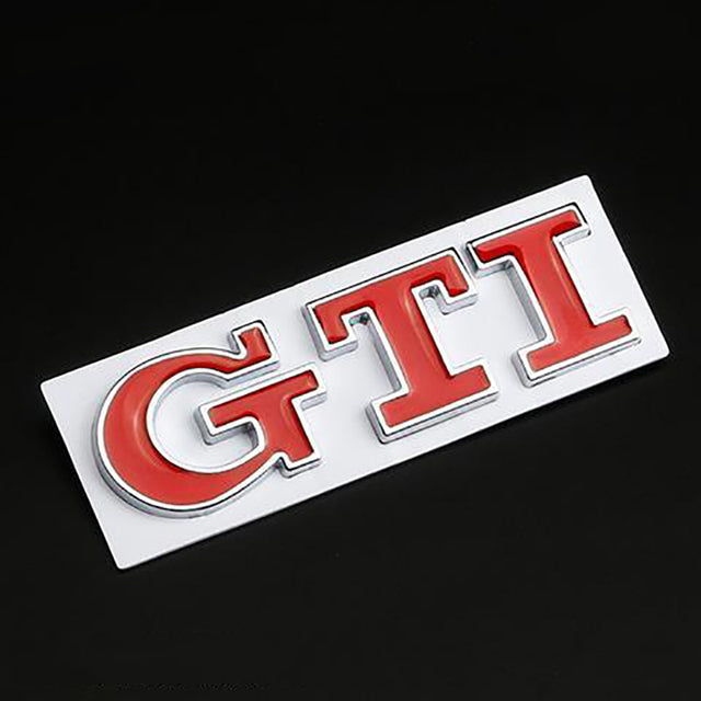Volkswagen GTI Badges (Front Grille Replacement or Rear Boot Badge)