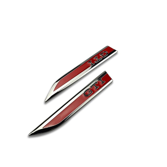 Volkswagen GTI Side / Wing Badges (2020+ Version)