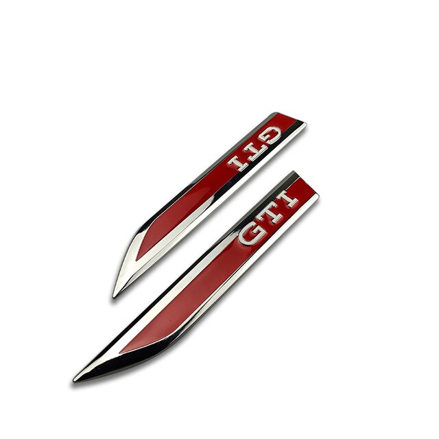 Volkswagen GTI Side / Wing Badges (2020+ Version)