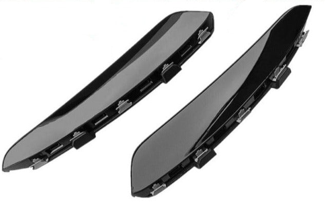 Front Gloss Black Bumper Canards Pair for Mercedes Benz A Class W177 MK4 (2018+ Models)
