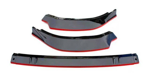 Volkswagen Golf MK8 Gloss Black / Carbon Look Front Splitter (MK8 2020+ Models)