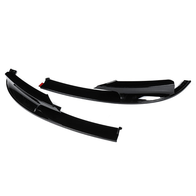 BMW 3 Series F30 Front Splitter In Gloss Black / Carbon Fibre Look (2012 - 2019) DAS Automotive