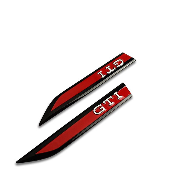 Volkswagen GTI Side / Wing Badges (2020+ Version)