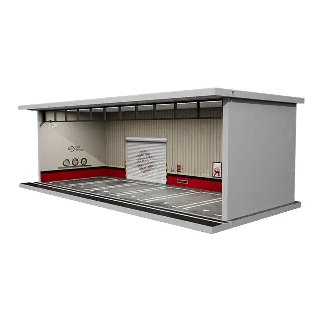 1/64 Scale Model Car Stackable Display Case With LED Lighting (Multiple Themes)