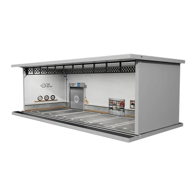 1/64 Scale Model Car Stackable Display Case With LED Lighting (Multiple Themes)