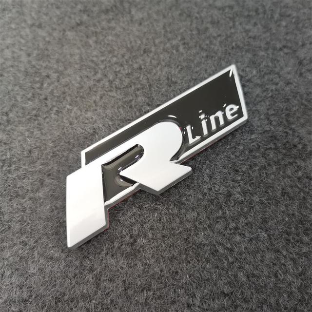 Volkswagen R-Line Badges (Front Grille Replacement or Rear Boot Badge)