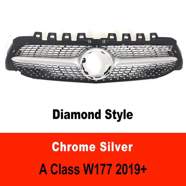 DAS Automotive - Mercedes Benz A Class W177 Replacement Front Grille (2018+ Models)