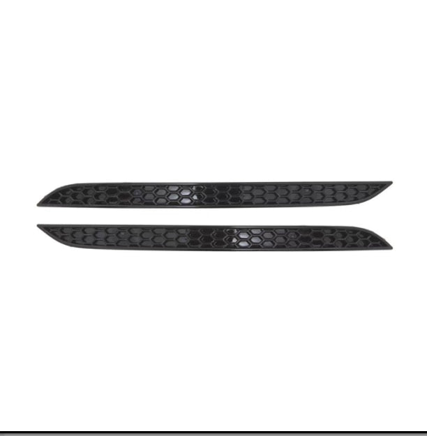 Honeycomb Style Rear Reflector Inserts in Gloss Black for Volkswagen Golf MK8 (2020+)