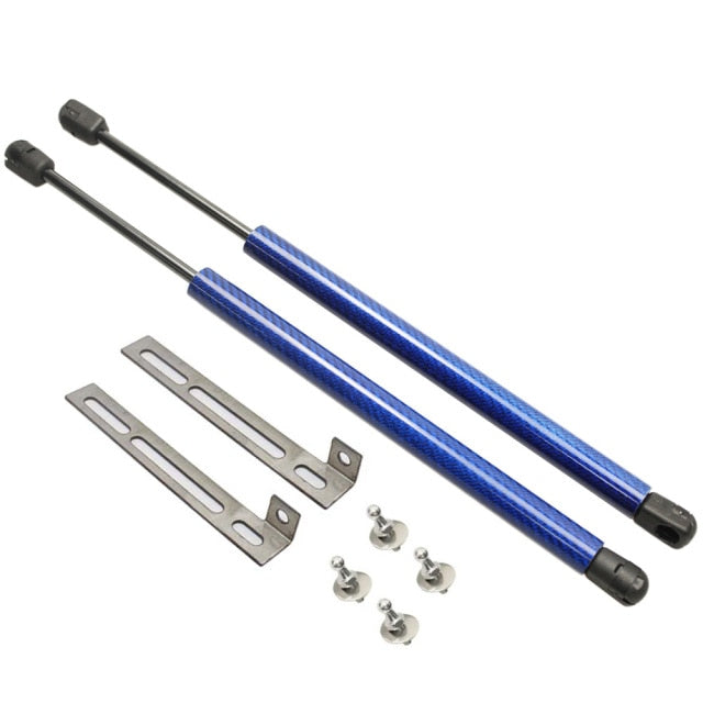 SEAT Leon MK4 KL1 KL8 Black / Carbon Fibre Gas Bonnet Struts (2020+ Models)