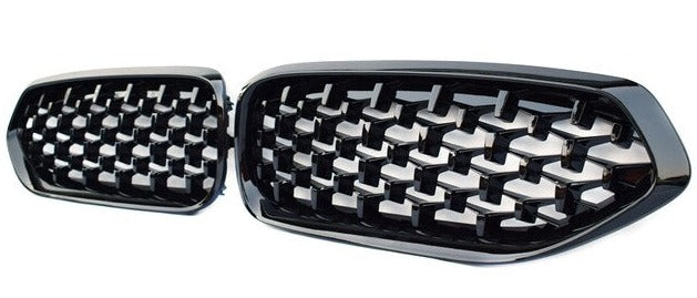 DAS - BMW Z4 G29 Diamond Gloss Black Front Grille Pair Gloss Black (2019+)