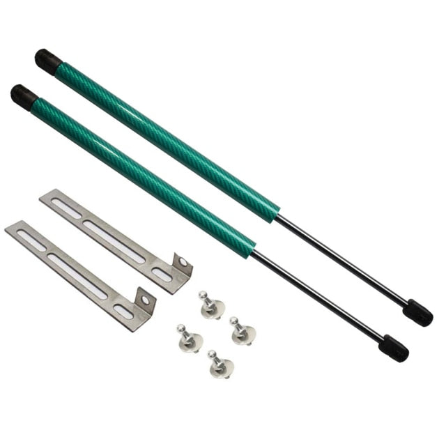 SEAT Leon MK4 KL1 KL8 Black / Carbon Fibre Gas Bonnet Struts (2020+ Models)