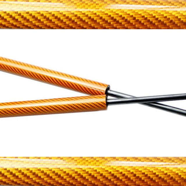 Volkswagen Golf MK8 Custom Black / Carbon Fibre Gas Bonnet Struts (2021+ Models)