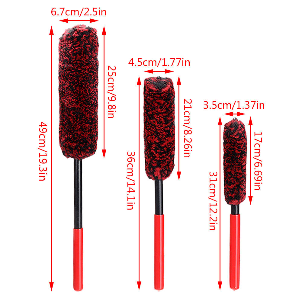 Wheel Wollie Brush Set x3 | Inspired Automotive
