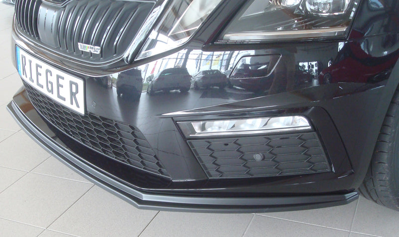 Rieger Skoda Octavia VRS (5E) Facelift Front Splitter