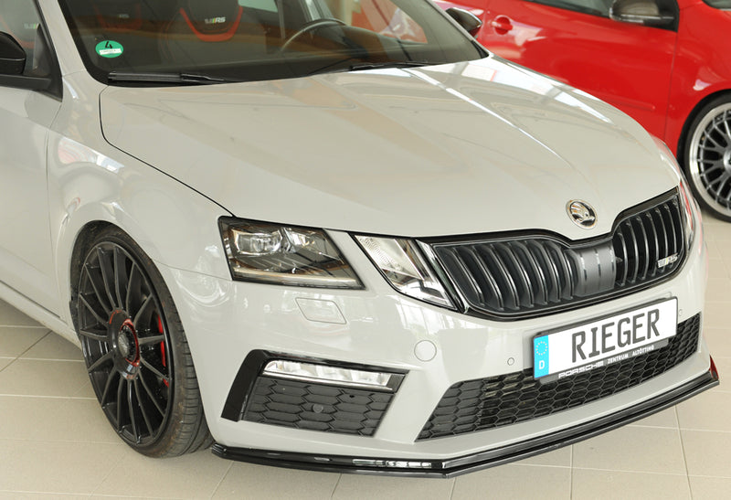 Rieger Skoda Octavia VRS (5E) Facelift Front Splitter