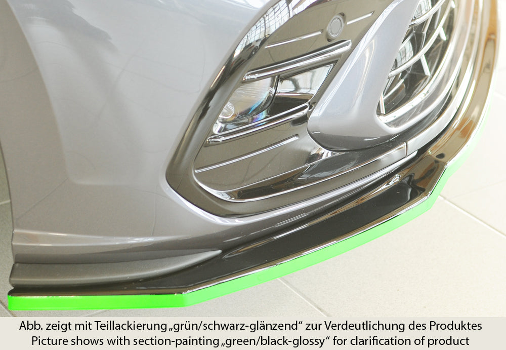 Rieger VW Polo AW GTI/R-Line Facelift Front Splitter