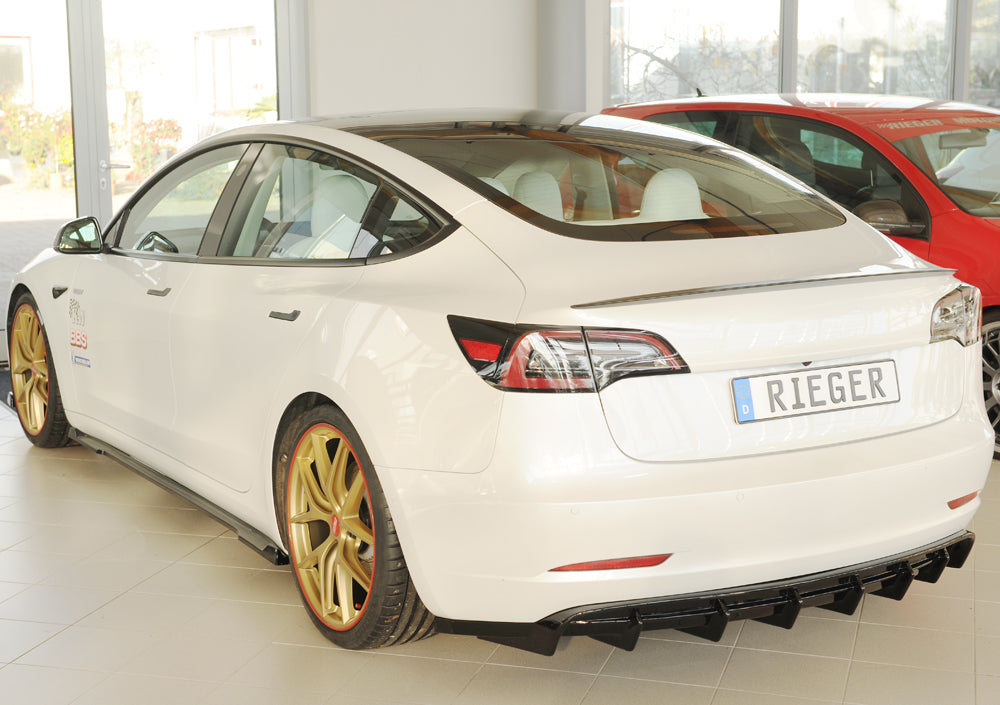 Rieger Tesla Model 3 Prefacelift Rear Diffuser