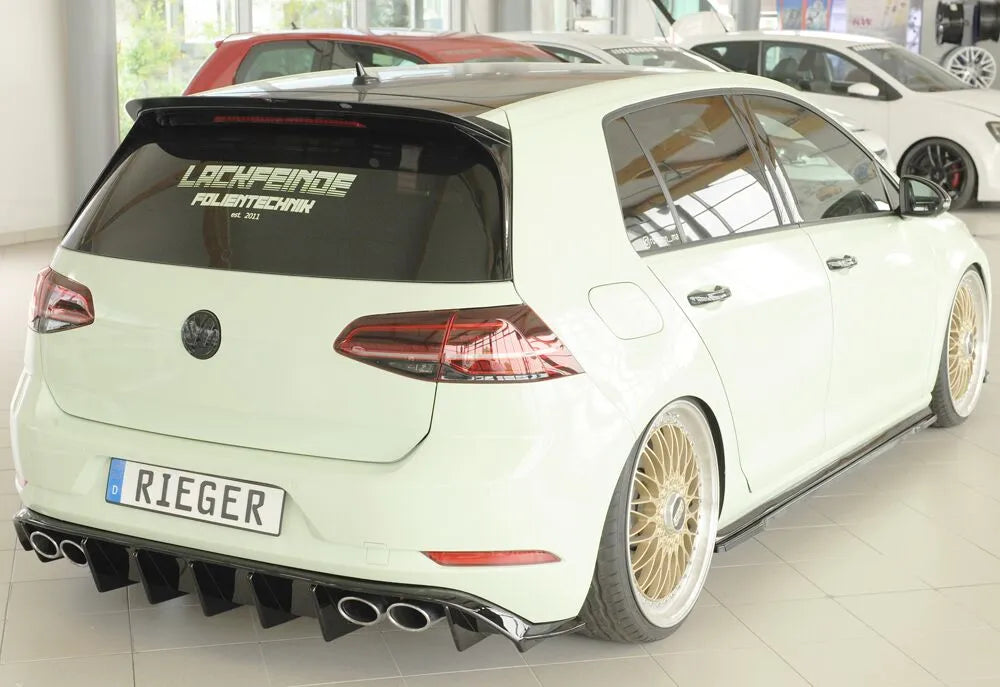 **CLEARANCE** Rieger VW Golf Mk7.5 R Rear Diffuser