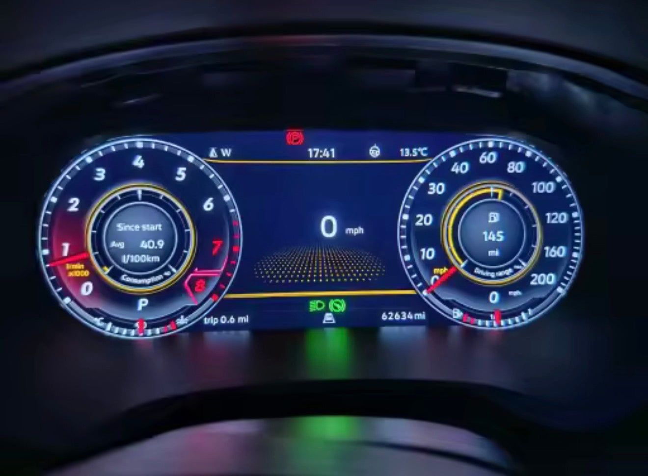 SEAT Leon MK3 (2013-2019) 9" Digital Instrument Cluster – LCD Upgrade