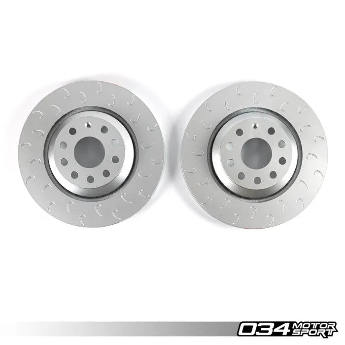 034Motorsport 1-Piece Front Brake Rotor Upgrade Kit - B8/B8.5 S4/S5/Q5 3.0T