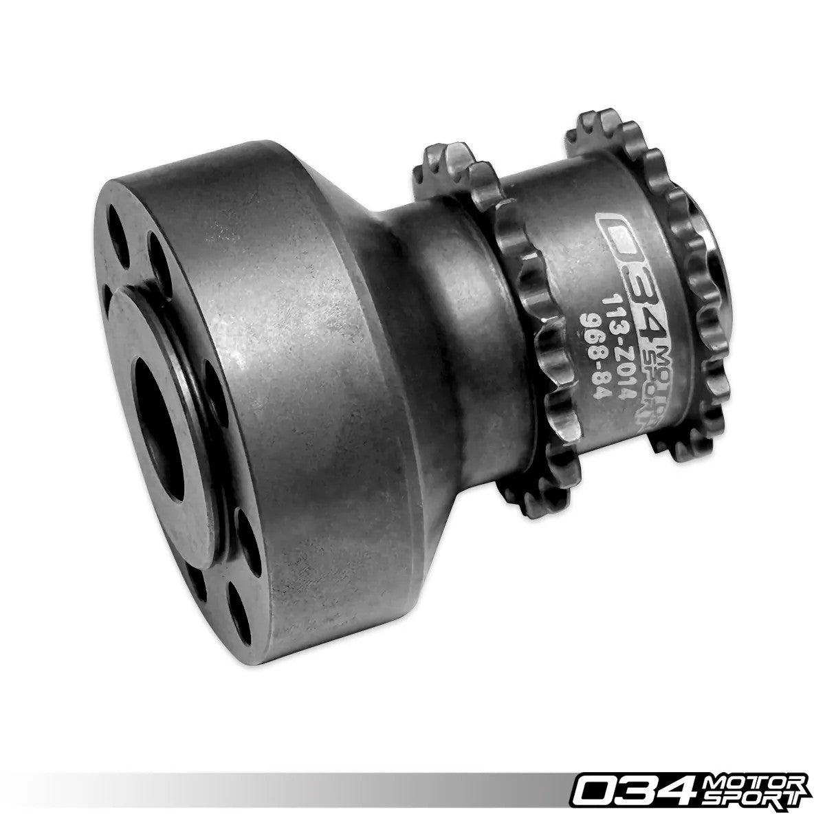 034Motorsport 1-Piece, Pinned & Unpinned Crank Hub w/ Crank Bolt Capture Plate (4Pin) - BMW N55 & S55