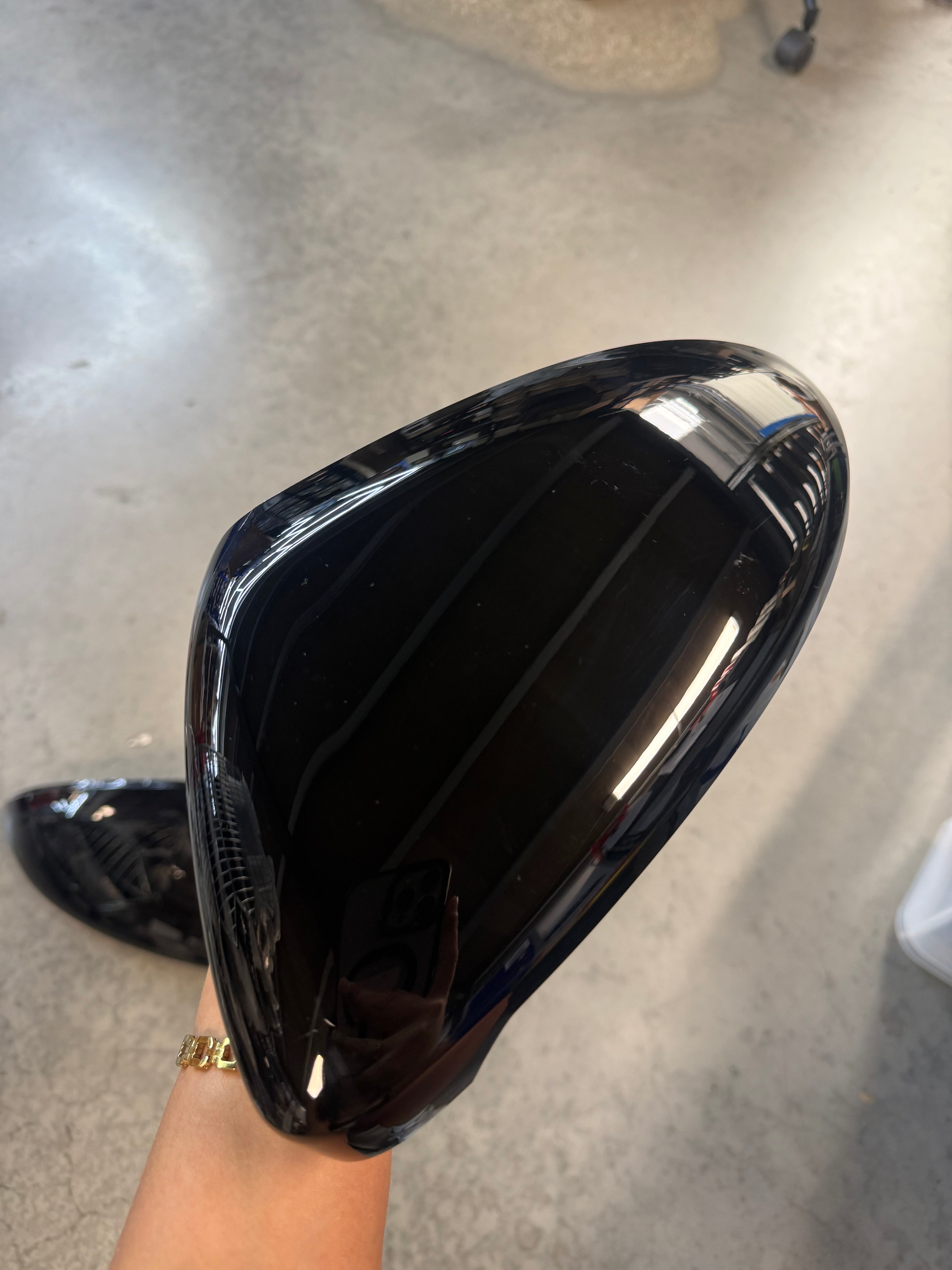 **CLEARANCE** Volkswagen Golf MK7/7.5 Wing Mirror Covers in Gloss Black (2013-2019)
