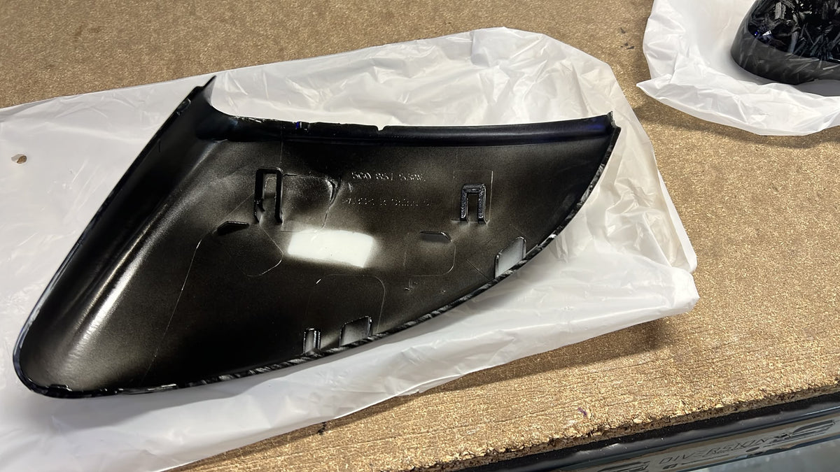 CLEARANCE 8002 - Volkswagen Golf MK7 / MK7.5 Forged Carbon Fibre Look Wing Mirror Covers (2013-2019)