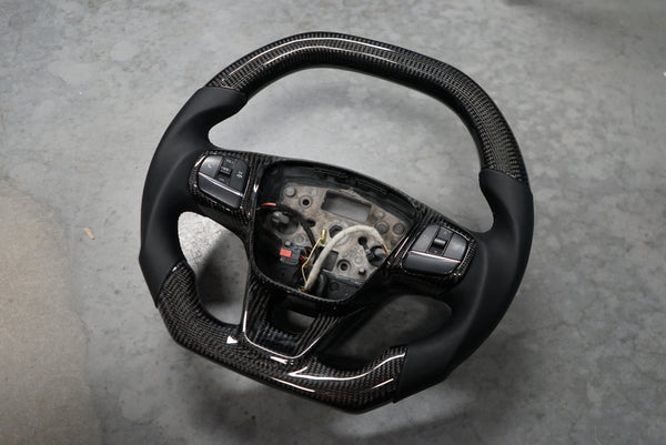 Ford Transit Custom 2018+ Carbon Fibre Steering Wheel - SWTRANCUS6