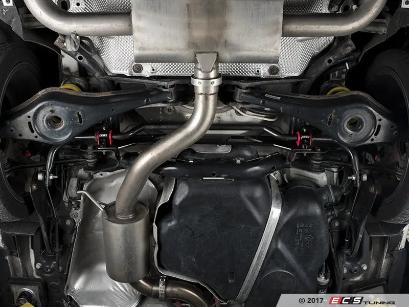 ECS Tuning Rear Subframe Brace - Black Anodized MQB