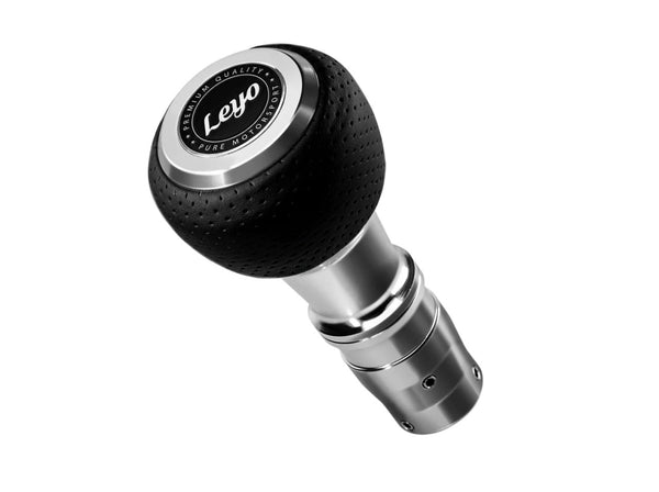 Leyo Motorsport Nappa Manual Shift Knob (Silver)