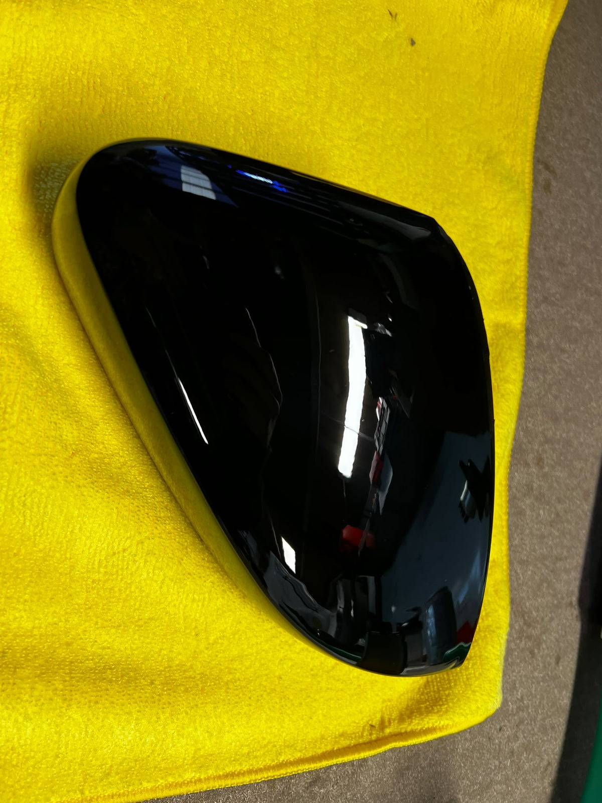 CLEARANCE 8009 - Volkswagen Polo MK5 6R/6C Gloss Black Mirror Covers (2009-2017)