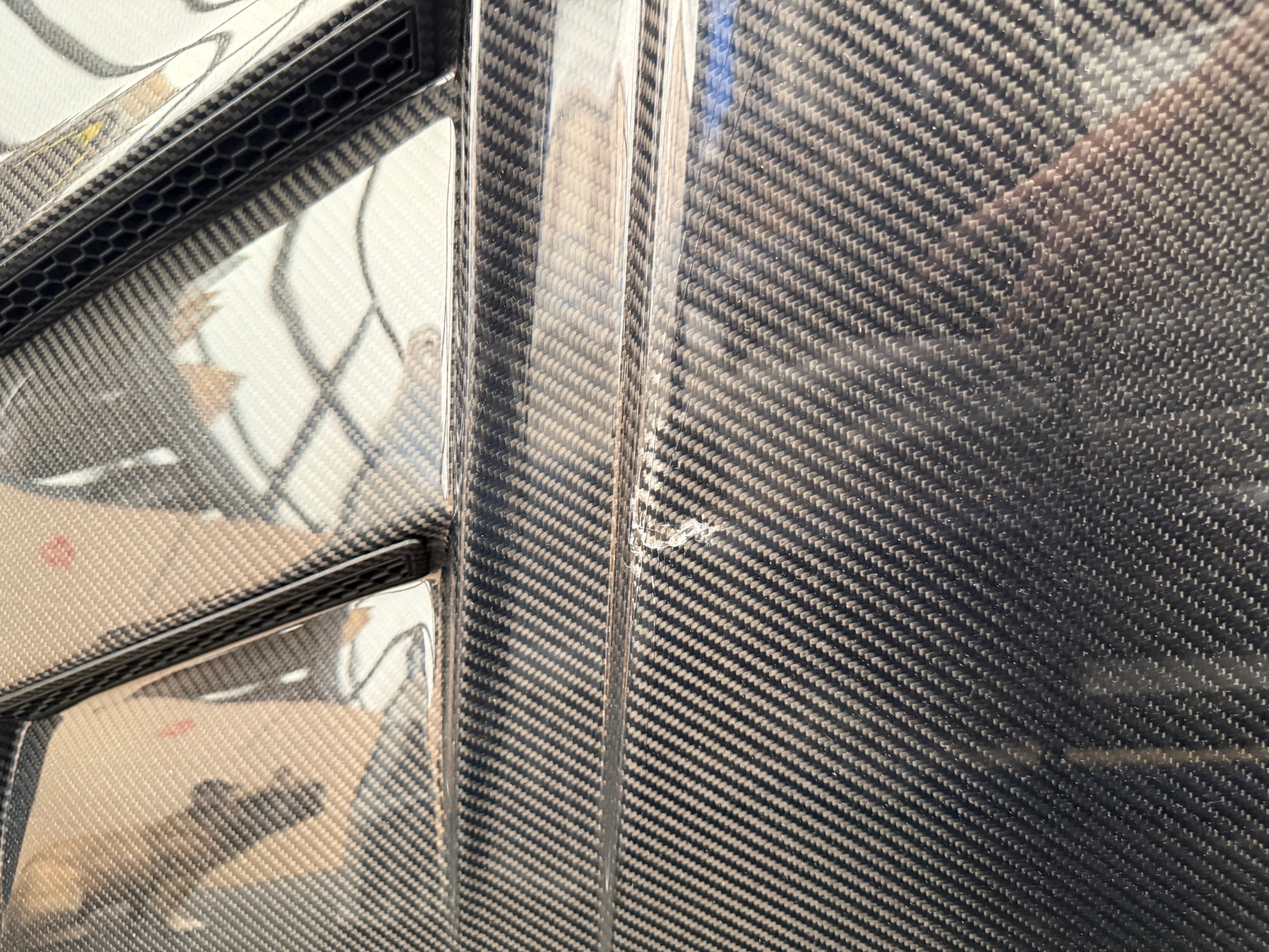 **CLEARANCE** Volkswagen Polo MK5 V2 Style Genuine Carbon Fibre Bonnet (6R / 6C 09 - 17 Models) DA Design