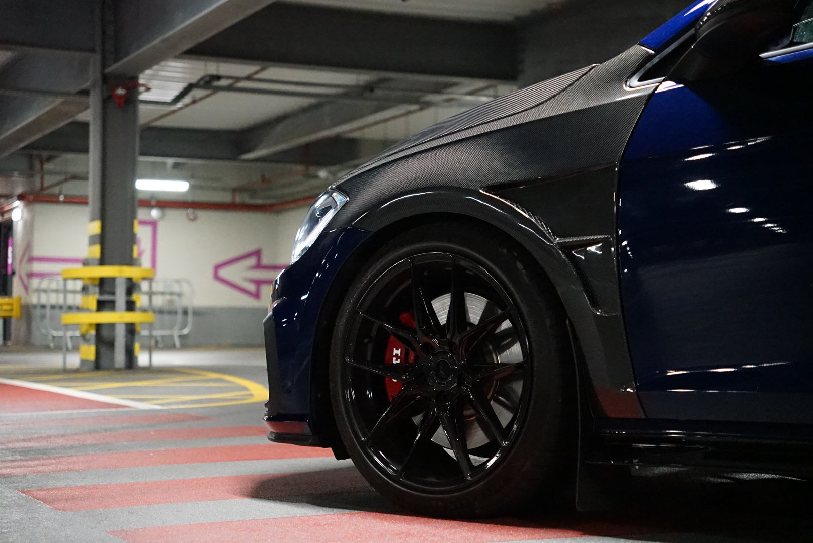 Volkswagen Golf MK7.5 Base / GTI / R Carbon Fibre Front Wings / Fenders Pair (2018-2021 Models)