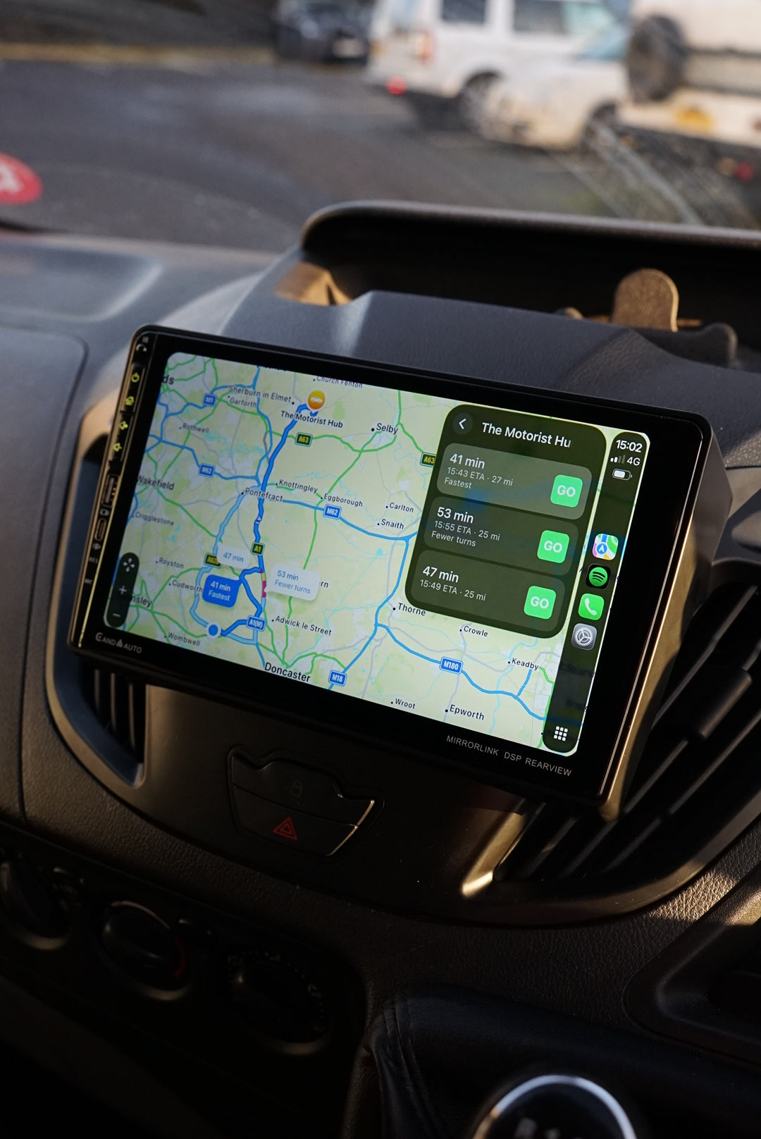 Ford Transit Custom (2012-2021) 9" Android 13 Car Carplay / Android Auto Display - 1 YEAR WARRANTY