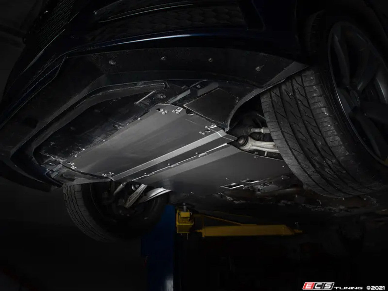ECS Tuning Engine Street Shield Aluminum Skid Plate - C7 S6/S7