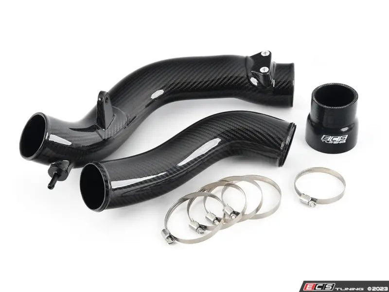 ECS Tuning High Flow Charge Pipe Kit Carbon Fibre 8Y RS3