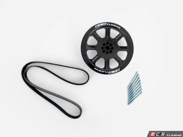 ECS Tuning 207mm Supercharger Crank Pulley Upgrade Kit - 3.0T