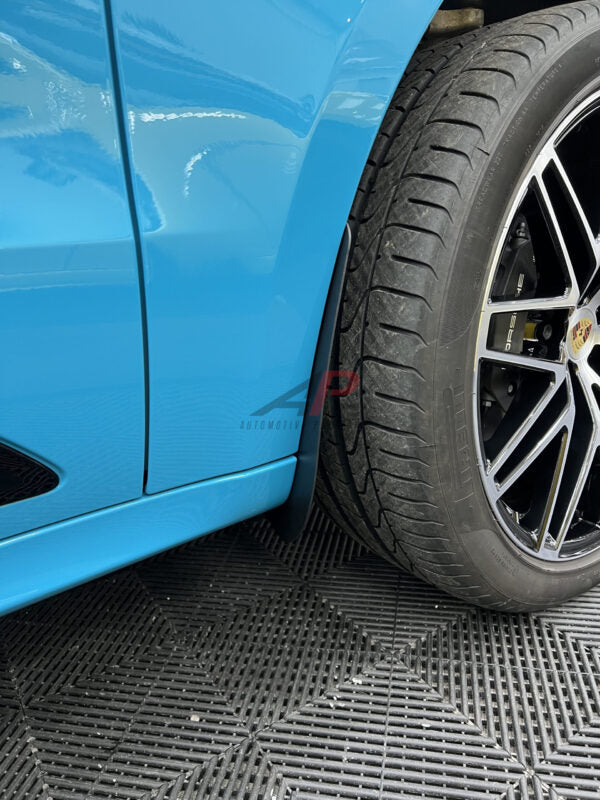 Porsche Arch Guards/Mudflaps FRONT 911/Macan/Taycan - Carbon Fibre