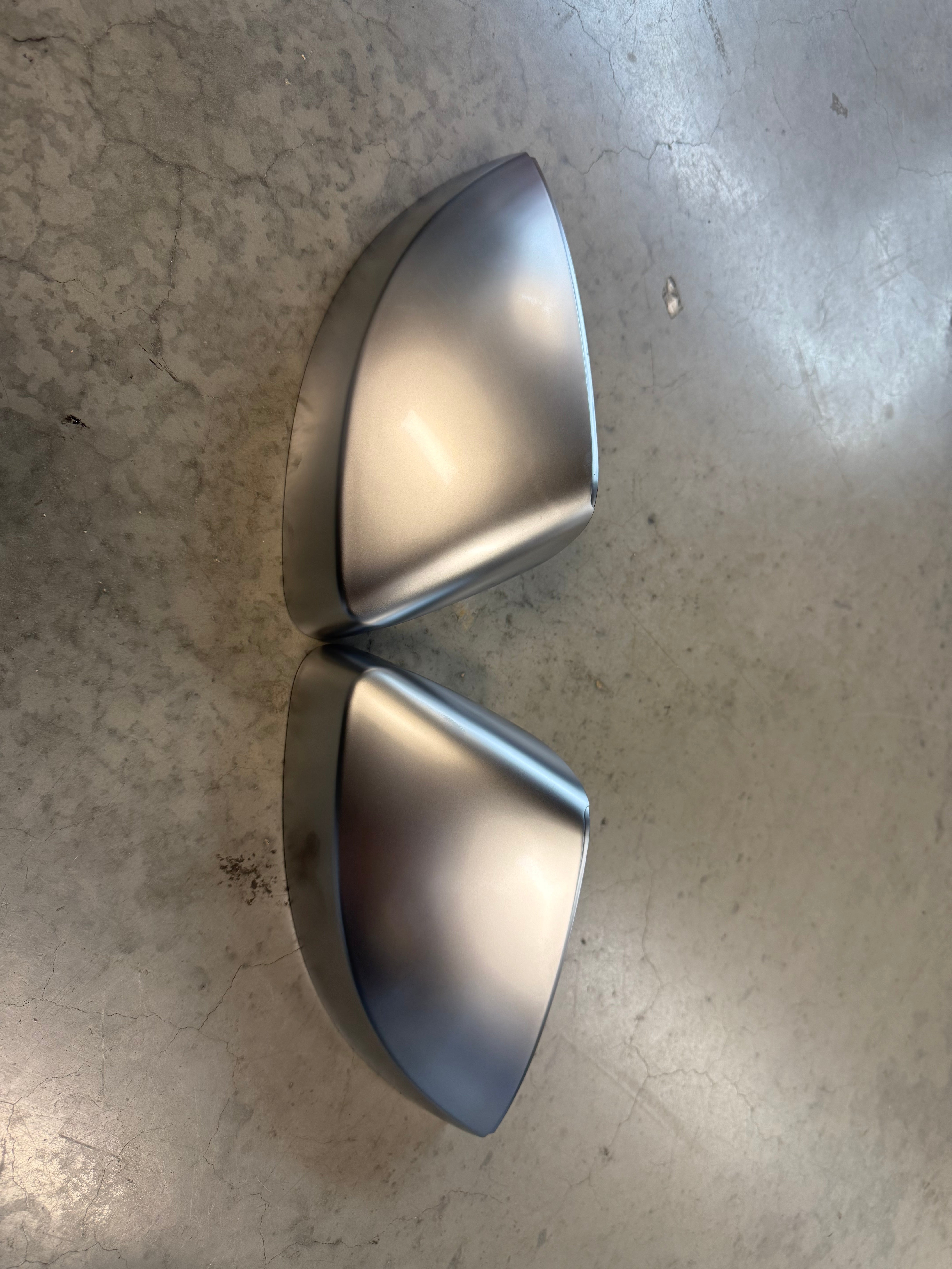 **CLEARANCE** Audi A3 / S3 / RS3 8V Satin Chrome Mirror Covers (2013-2017)