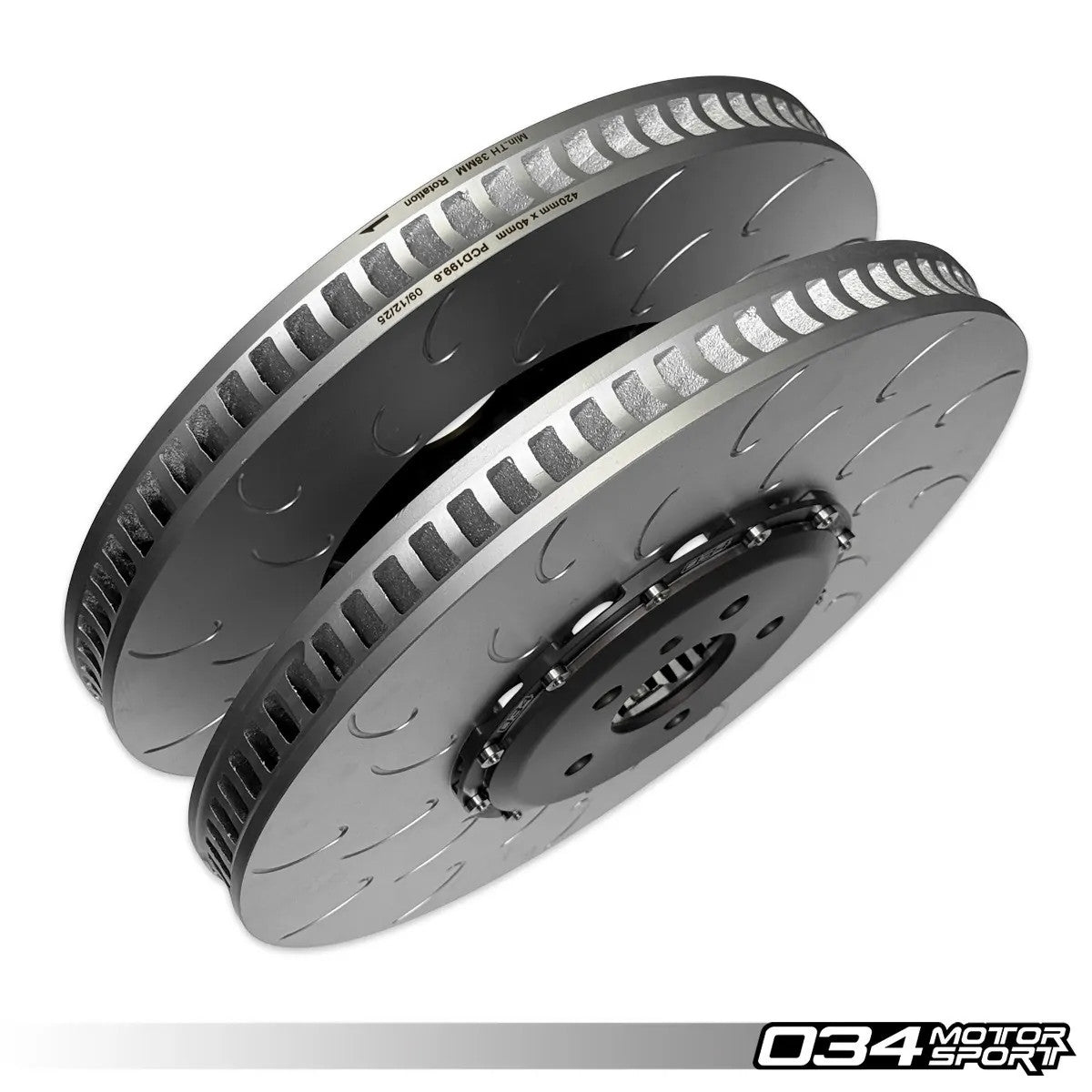 034 Motorsport 2-Piece Floating Front Brake Rotor Upgrade - Audi RS6 & RS7 C8