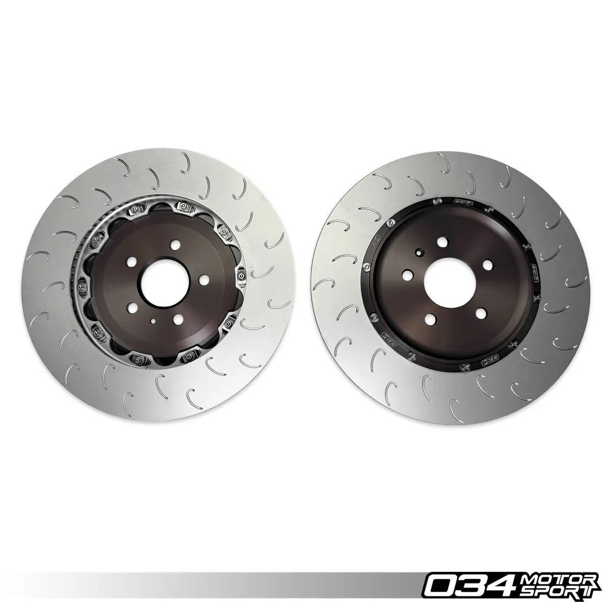 034 Motorsport 2-Piece Floating Rear Brake Rotor Upgrade for Audi RS6 & RS7 C8