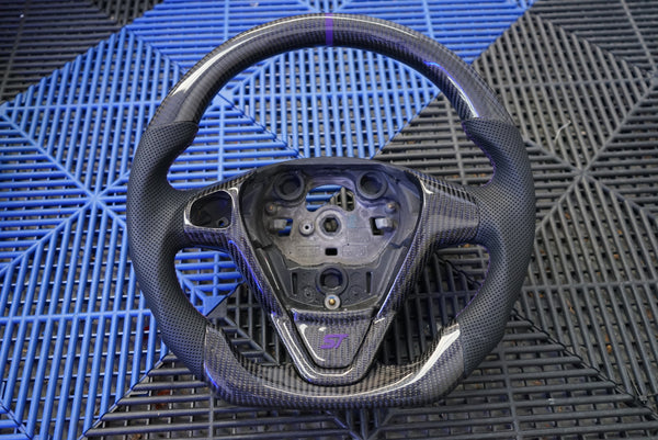 Ford Fiesta MK7 / MK7.5 Carbon Fibre Steering Wheel - SWFIESTA1