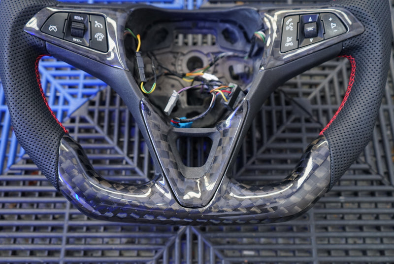 Vauxhall Corsa E Carbon Fibre Steering Wheel - SWCORSAE1