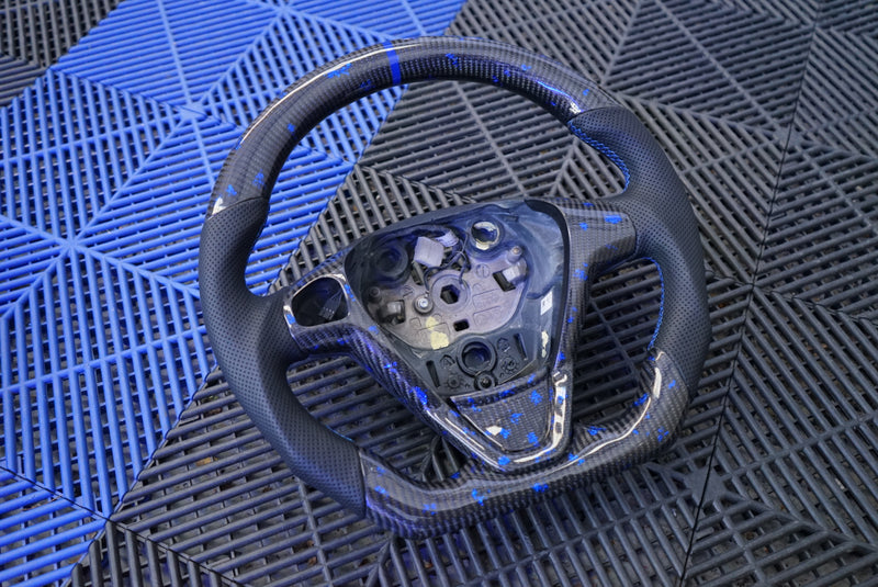 Ford Fiesta MK7 / MK7.5 Carbon Fibre Steering Wheel - SWFIESTA5