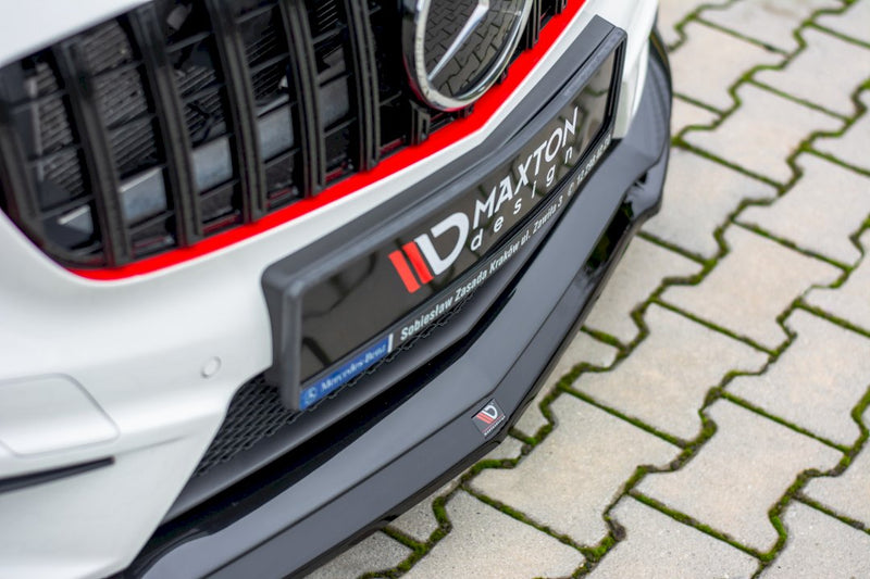 **CLEARANCE** 119 - Maxton Design Front Splitter for Mercedes A45 AMG W176 (Pre-Face 2013-2015) - Textured