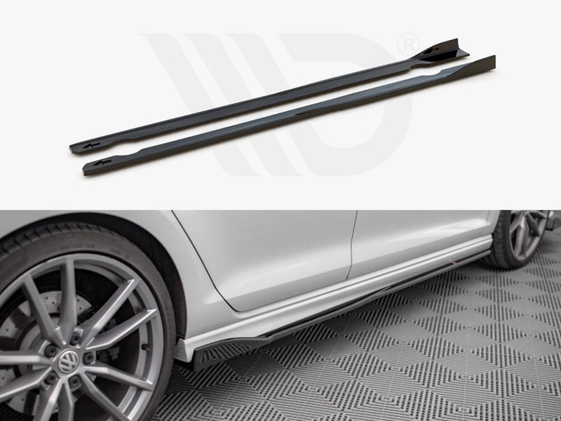 Maxton Design SIDE SKIRTS DIFFUSERS V.2 VW GOLF R MK7