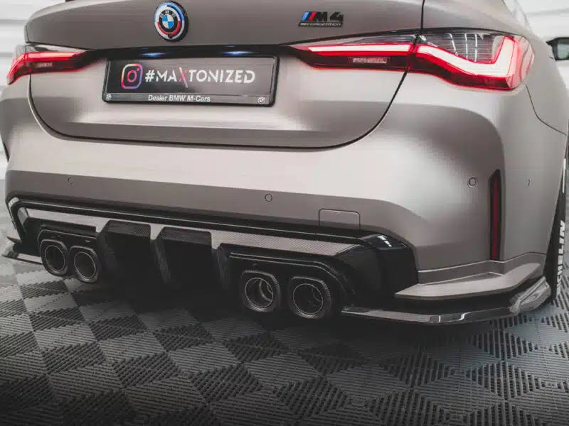 Maxton Design Carbon Fibre Rear Side Splitters BMW M4 (G82)