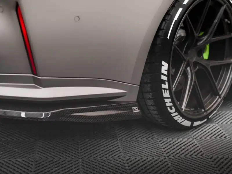 Maxton Design Carbon Fibre Rear Side Splitters BMW M4 (G82)