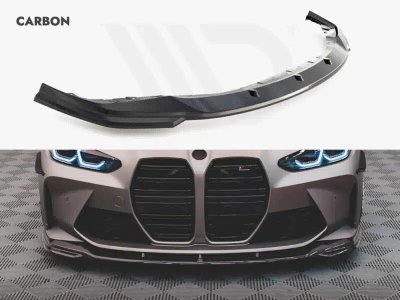 Maxton Design Carbon Fibre Front Splitter V.2 BMW M4 (G82)